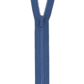 Fermeture à glissière séparable injectée – Bleu Denim