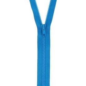 Fermeture à glissière séparable injectée – Bleu Océan