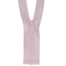Fermeture à glissière séparable injectée fine – Rose clair