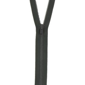 Fermeture à glissière séparable injectée – Gris anthracite