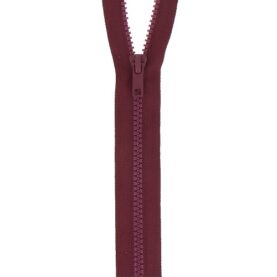 Fermeture à glissière séparable injectée – Lie de vin