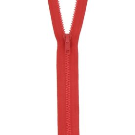 Fermeture à glissière séparable injectée – Rouge