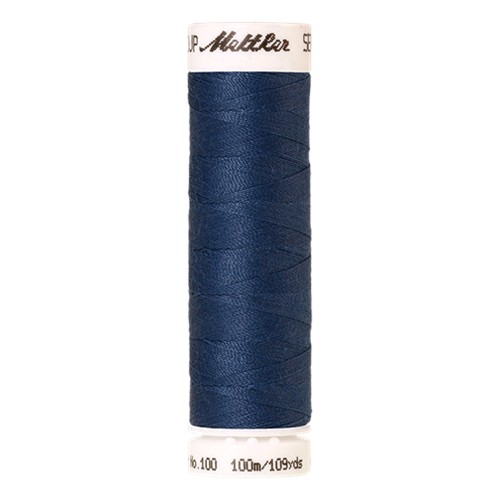 Fil à coudre Seralon 100 m - Bleu jean (coloris 1316) Fil à coudre Seralon 100 m - Bleu jean (coloris 1316)