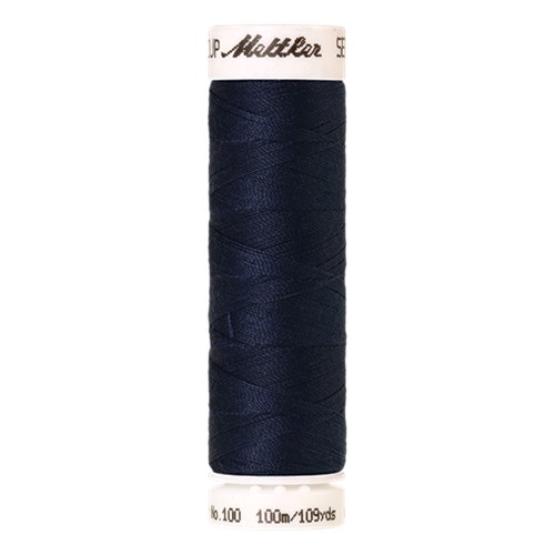 Fil à coudre Seralon 100 m - Bleu marine (coloris 0585) Fil à coudre Seralon 100 m - Bleu marine (coloris 0585)