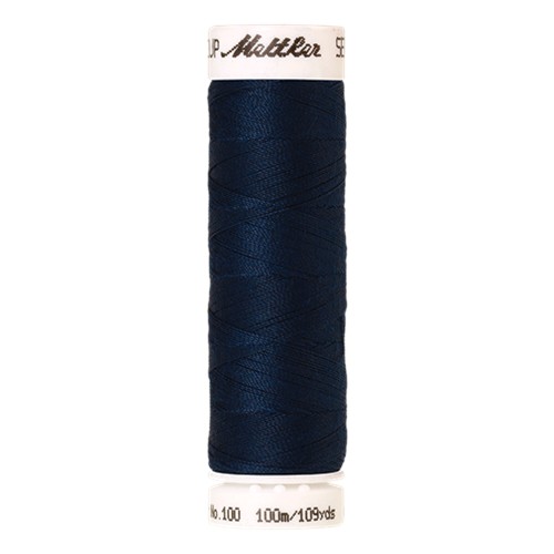 Fil à coudre Seralon 100 m - Bleu marine (coloris 0807) Fil à coudre Seralon 100 m - Bleu marine (coloris 0807)