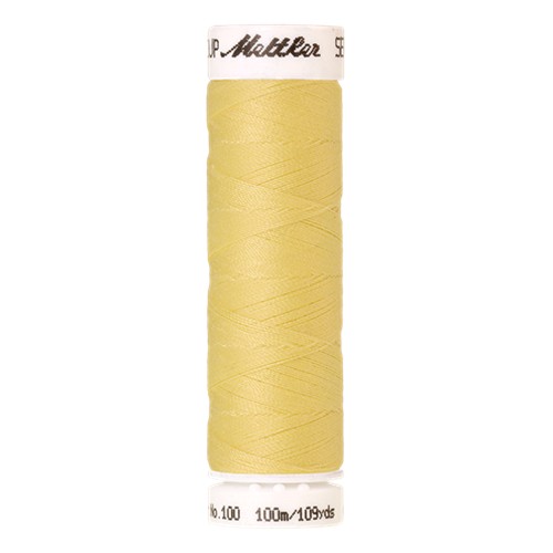 Fil à coudre Seralon 100 m - Jaune pâle (coloris 0141) Fil à coudre Seralon 100 m - Jaune pâle (coloris 0141)