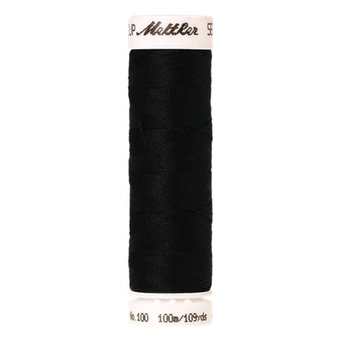 Fil à coudre Seralon 100 m - Noir (coloris 4000) Fil à coudre Seralon 100 m - Noir (coloris 4000)