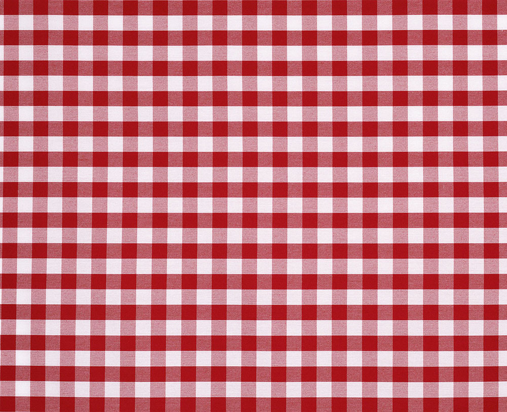 Tissu à carreaux Cuistot - Blanc et rouge Tissu à carreaux Cuistot - Blanc et rouge