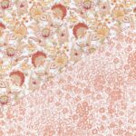 Tissu boutis matelassé réversible Jamuni – Terracotta