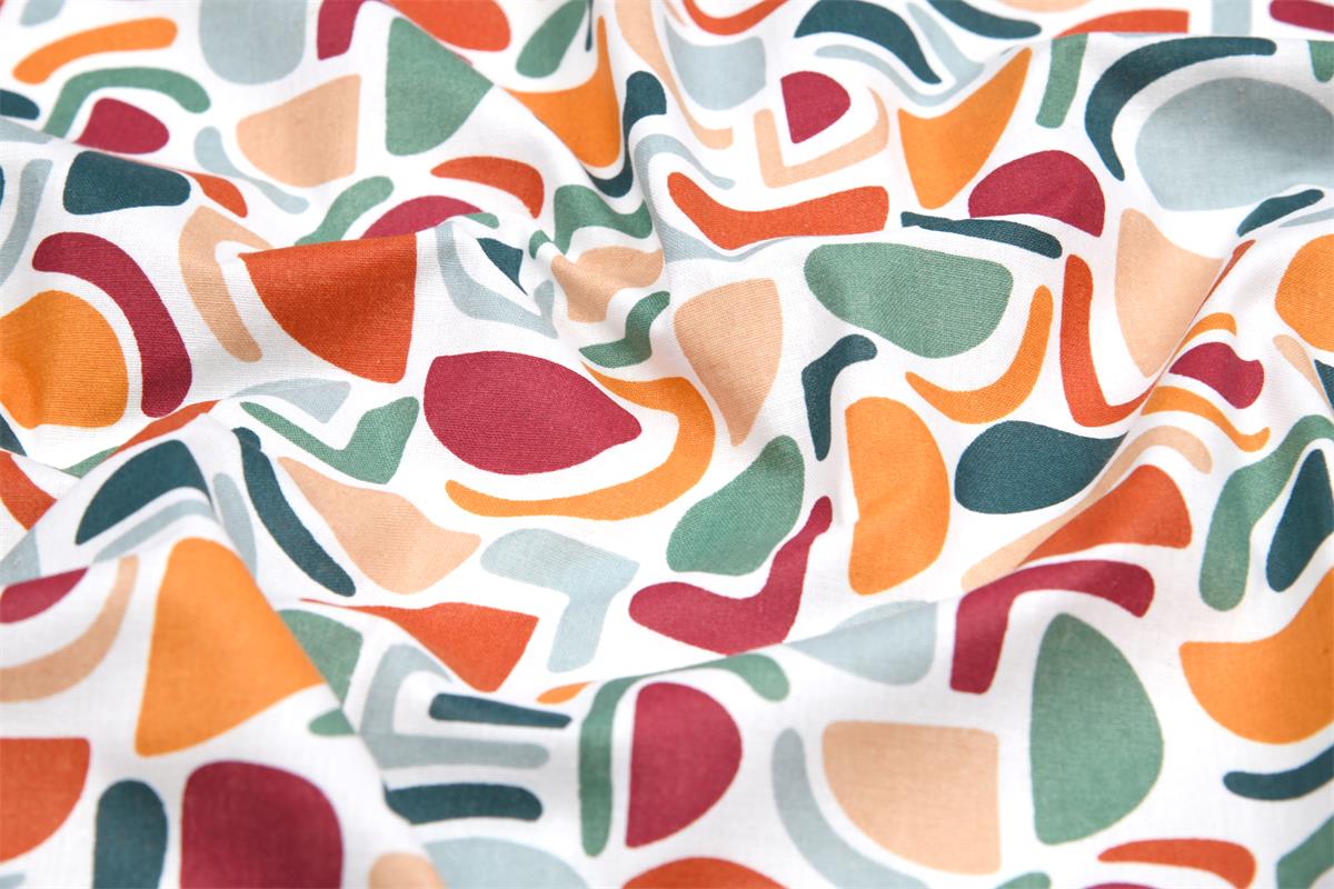 Tissu coton imprimé Mathis – Multicolore Tissu coton imprimé Mathis – Multicolore