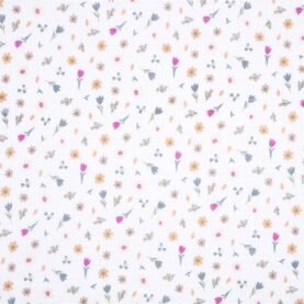 Tissu double gaze imprimée Marta – Multicolore