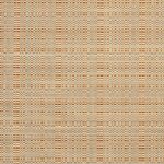 Tissu extérieur jacquard "Berbère" édition Thevenon Paris - Brique, or et gris fond écru OEKO-TEX