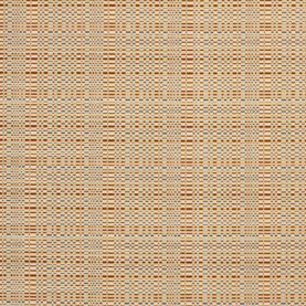 Tissu extérieur jacquard "Berbère" édition Thevenon Paris - Brique, or et gris fond écru OEKO-TEX