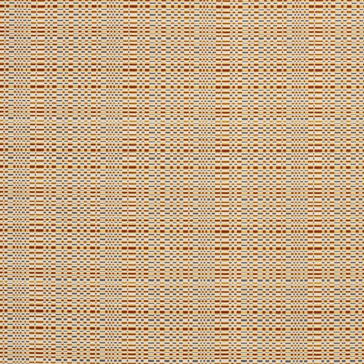Tissu extérieur jacquard "Berbère" édition Thevenon Paris - Brique, or et gris fond écru OEKO-TEX Tissu extérieur jacquard "Berbère" édition Thevenon Paris - Brique, or et gris fond écru OEKO-TEX
