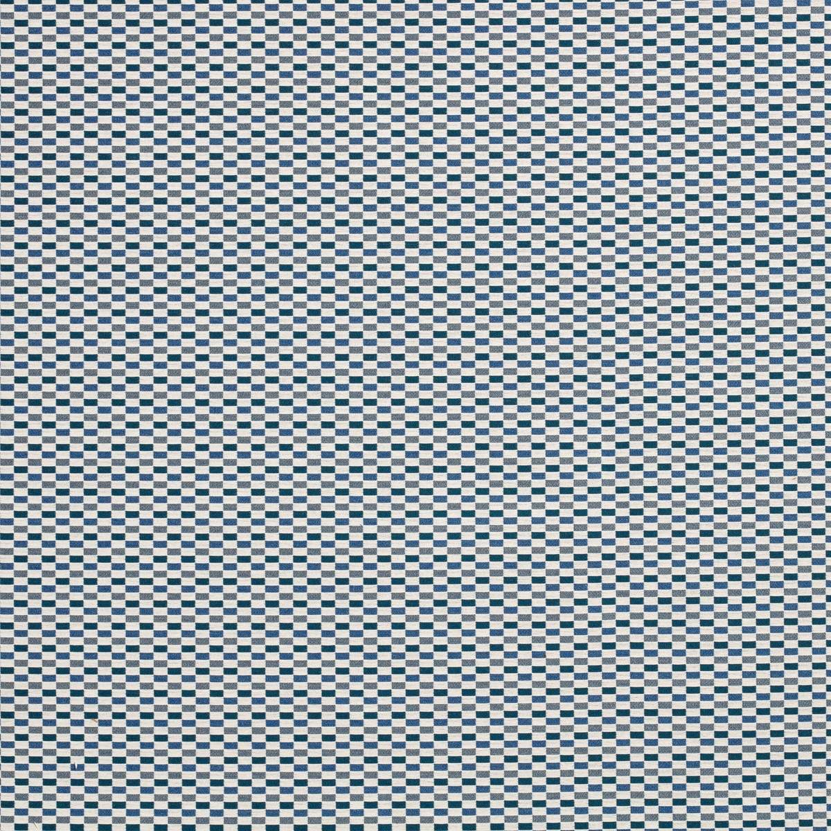 Tissu extérieur jacquard "Dominos" édition Thevenon Paris - Bleu OEKO-TEX Tissu extérieur jacquard "Dominos" édition Thevenon Paris - Bleu OEKO-TEX