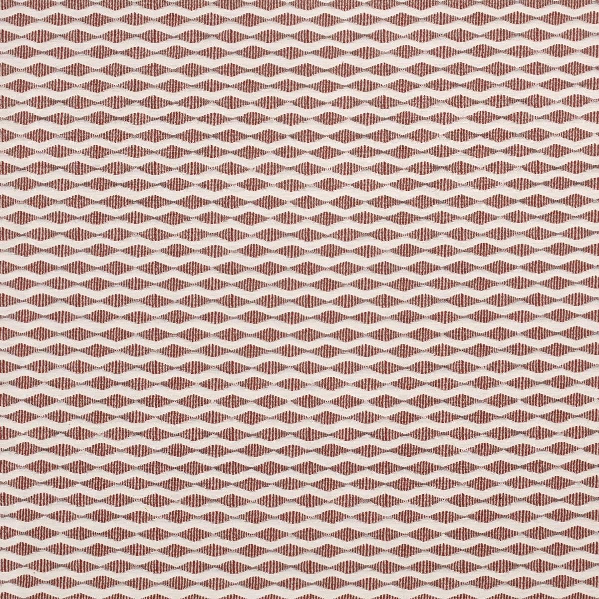 Tissu extérieur jacquard "Dunes" édition Thevenon Paris - Brique fond écru OEKO-TEX Tissu extérieur jacquard "Dunes" édition Thevenon Paris - Brique fond écru OEKO-TEX