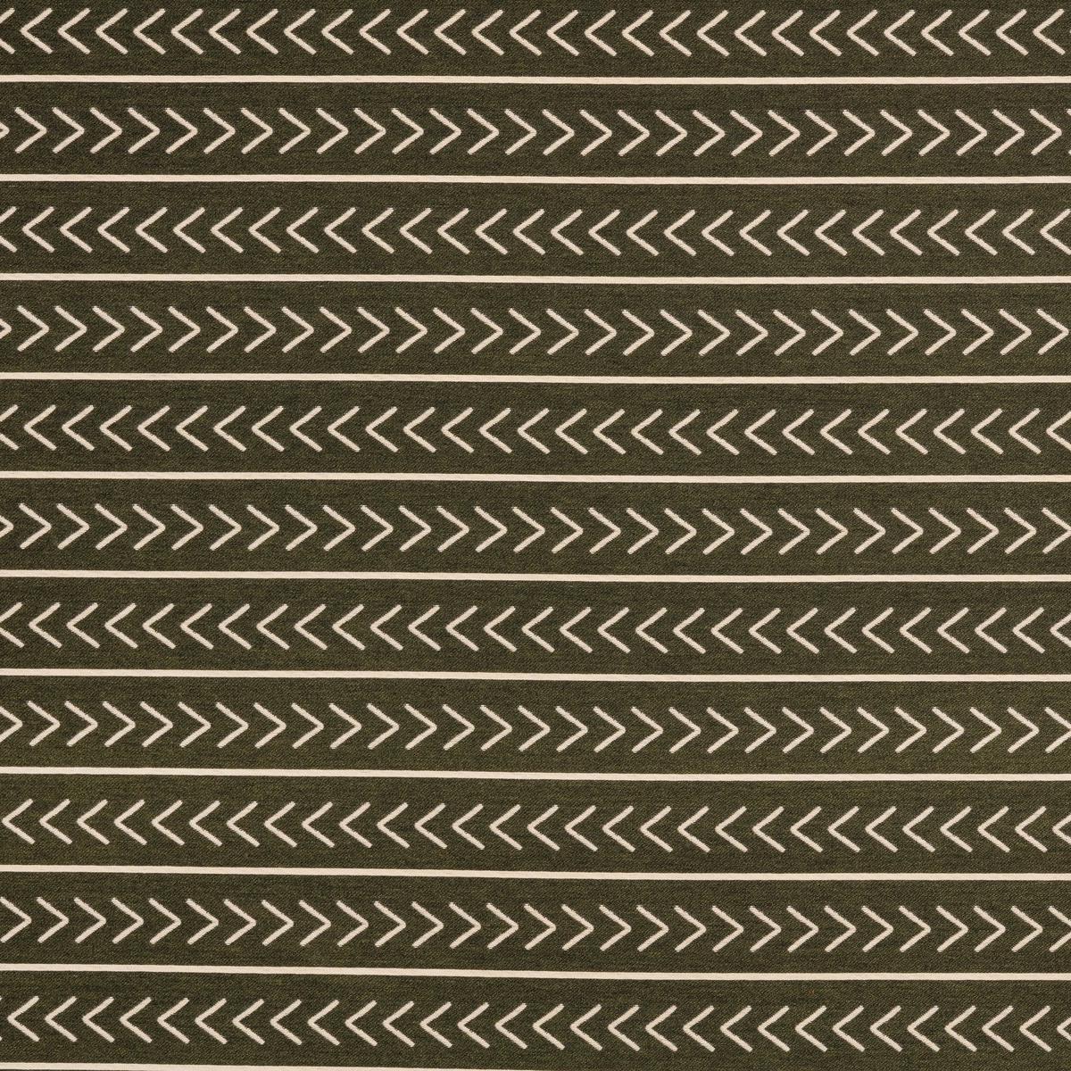 Tissu extérieur jacquard "Bogolan" édition Thevenon Paris - Kaki et beige OEKO-TEX Tissu extérieur jacquard "Bogolan" édition Thevenon Paris - Kaki et beige OEKO-TEX