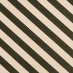 Tissu extérieur jacquard "Stripe" édition Thevenon Paris - Kaki et beige OEKO-TEX