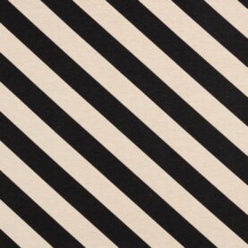 Tissu extérieur jacquard "Stripe" édition Thevenon Paris - Noir et beige OEKO-TEX