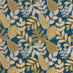 Tissu Isis - Jaune et bleu