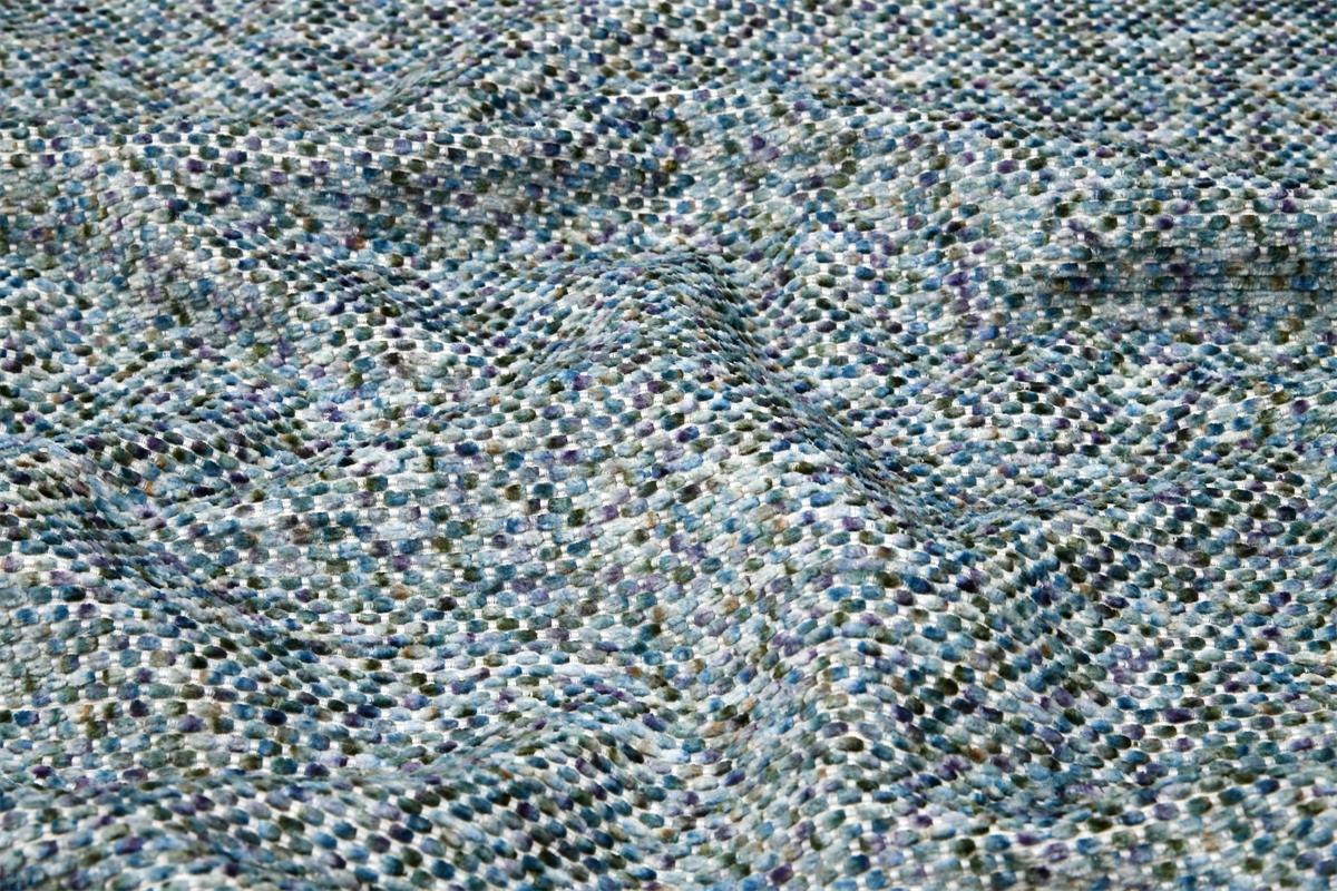 Tissu jacquard chenille Dublin – Bleu gris Tissu jacquard chenille Dublin – Bleu gris