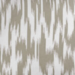 Tissu jacquard Ikat - Taupe