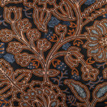 Tissu jacquard Perse - Jaune