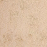 Tissu jacquard Singapour - Beige et or