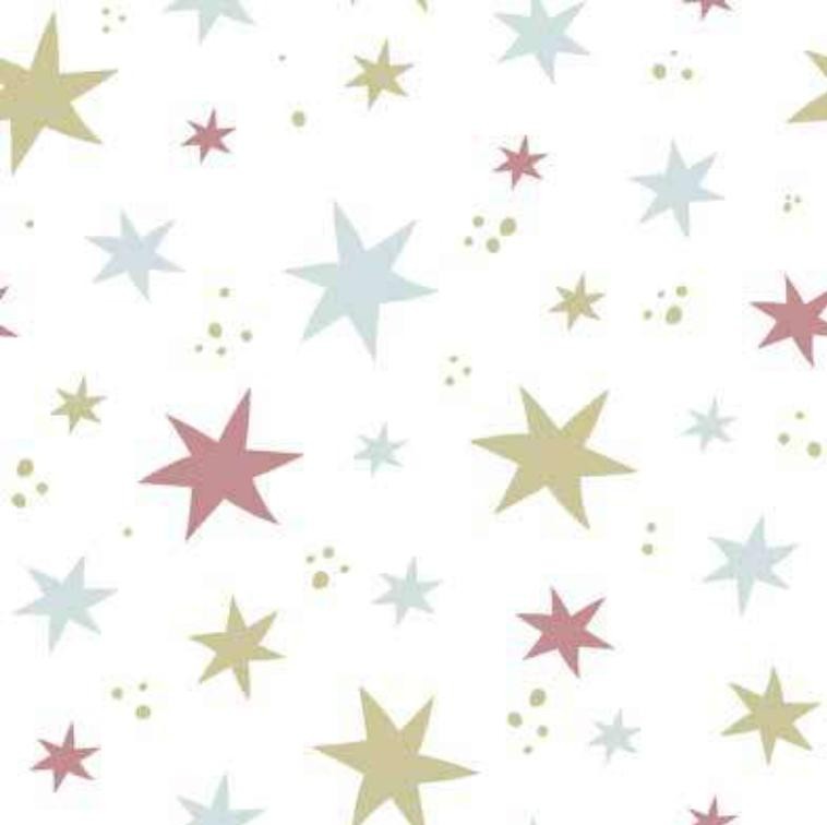Tissu polaire imprimée étoiles - Blanc Tissu polaire imprimée étoiles - Blanc