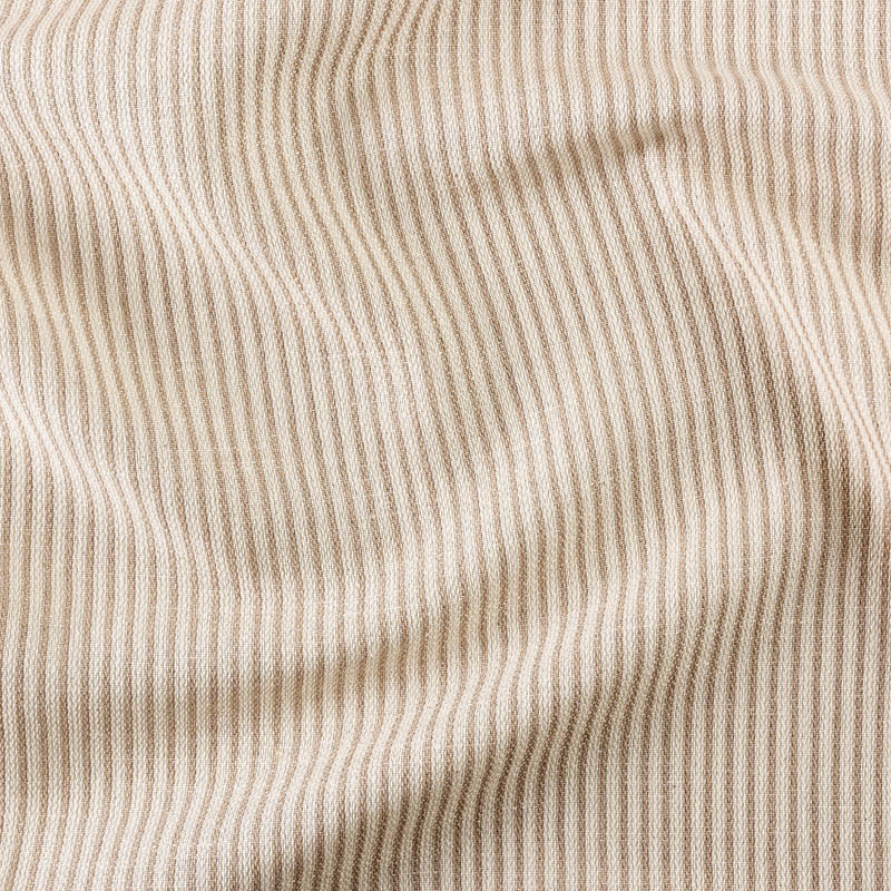 Tissu rayé Palermo - Beige ficelle et blanc cassé Tissu rayé Palermo - Beige ficelle et blanc cassé