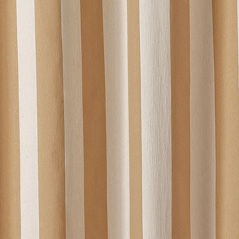 Tissu rayé Sunset - Jaune ocre et écru Tissu rayé Sunset - Jaune ocre et écru