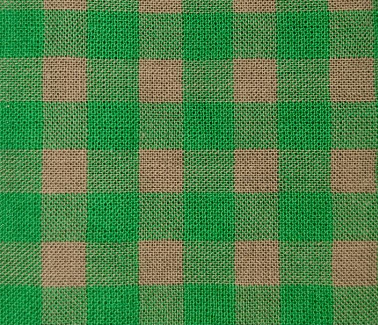 Tissu Seersucker Vichy coton - Vert, beige Tissu Seersucker Vichy coton - Vert, beige