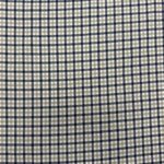 Tissu tartan écossais – Bleu marine, gris et blanc