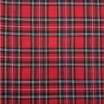 Tissu tartan écossais Royal Stewart – Rouge
