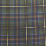 Tissu tartan écossais – Vert et bleu marine
