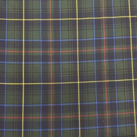 Tissu tartan écossais – Vert et bleu marine