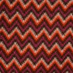 Tissu teddy jacquard zigzag – Multicolore
