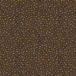 Tissu toile demi-panama léopard – Marron foncé