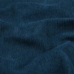 Tissu velours côtelé Antonin – Bleu pétrole