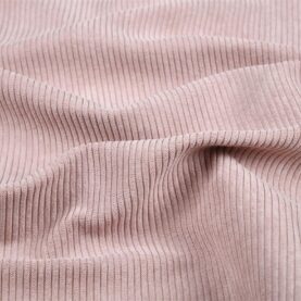 Tissu velours côtelé Antonin – Rose poudré