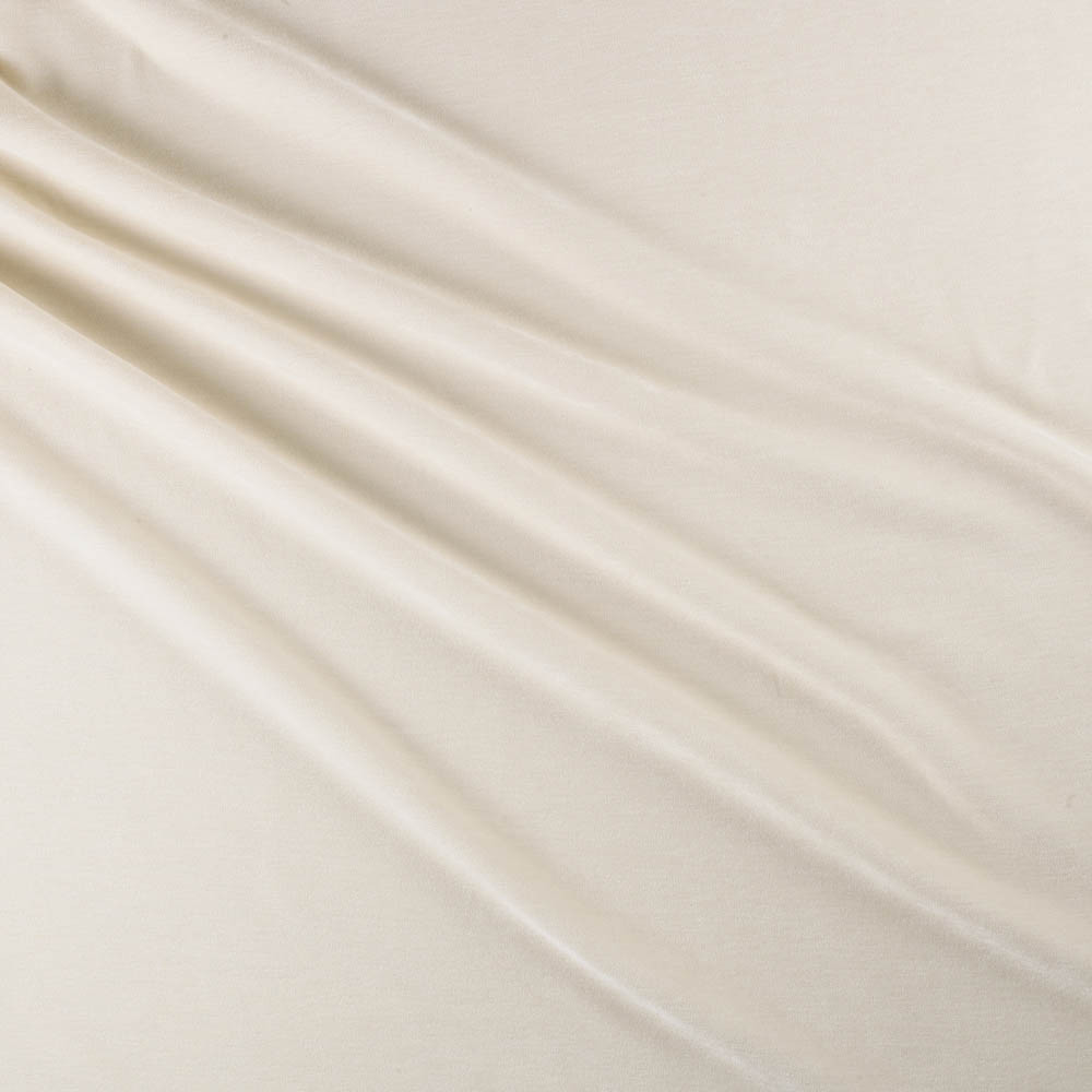 Tissu velours Velvet - Beige crème Tissu velours Velvet - Beige crème