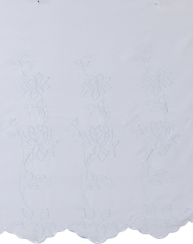 Tissu voilage Angèle - Blanc azuré Tissu voilage Angèle - Blanc azuré