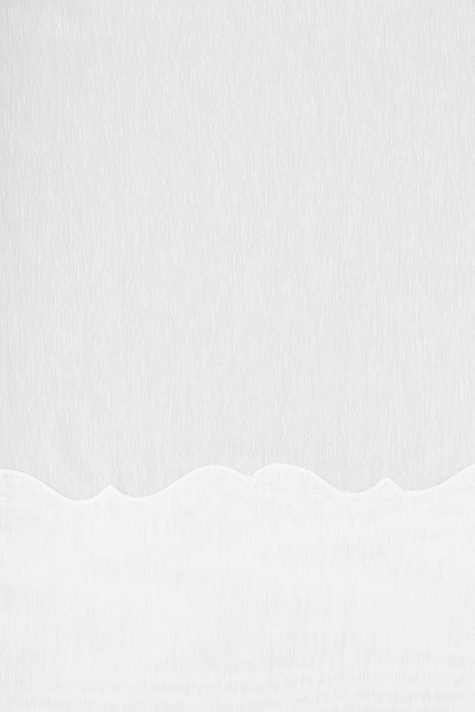 Tissu voilage Cornely - Blanc azuré Tissu voilage Cornely - Blanc azuré