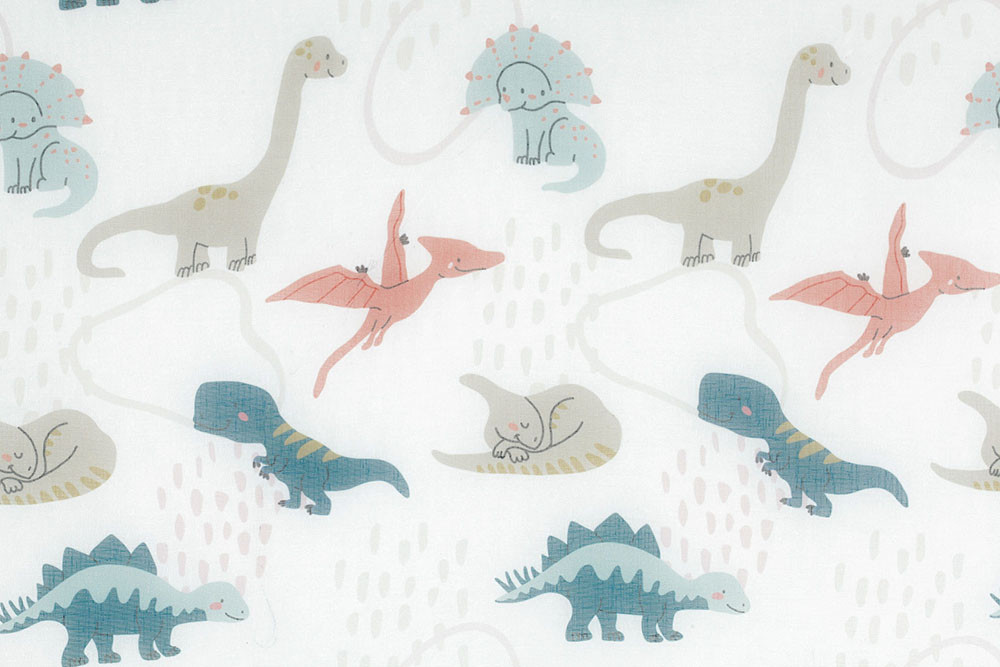 Tissu voilage Dino - Écru Tissu voilage Dino - Écru