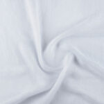 Tissu voilage Gaze de lin - Blanc optique