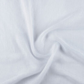 Tissu voilage Gaze de lin - Blanc optique