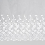 Tissu voilage Melissa - Blanc
