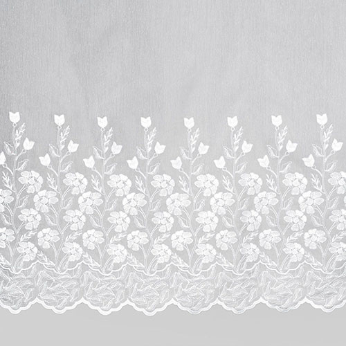 Tissu voilage Melissa - Blanc Tissu voilage Melissa - Blanc