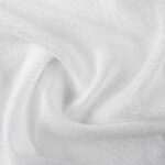 Tissu voilage Midnight - Blanc et argent