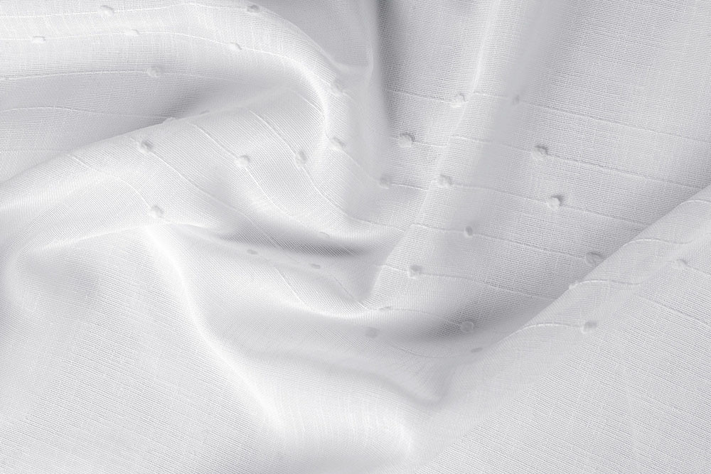 Tissu voilage Neva - Blanc Tissu voilage Neva - Blanc